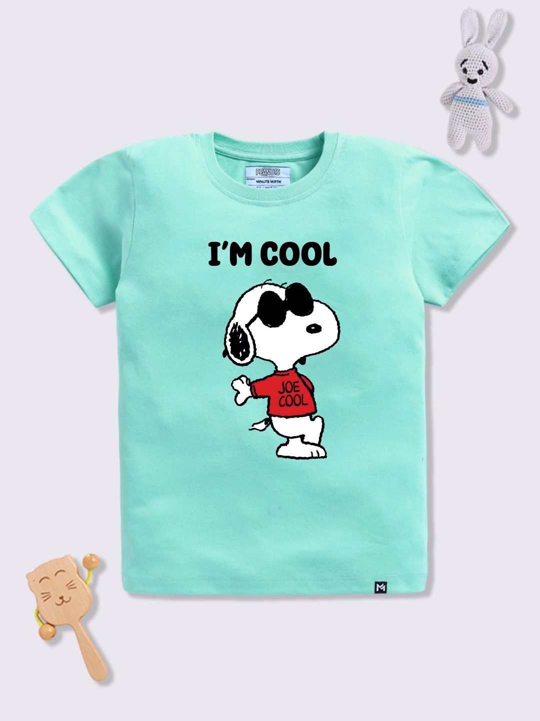 YK X Minute Mirth Boys Snoopy Printed T-shirt-picture-5
