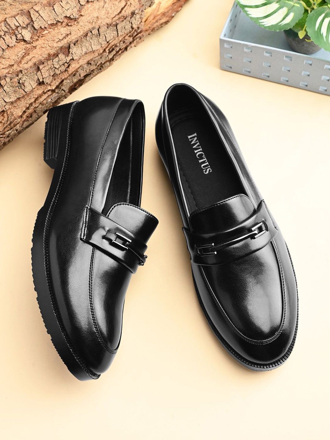 INVICTUS Men Slip-On Round Toe Formal Loafers-picture-15
