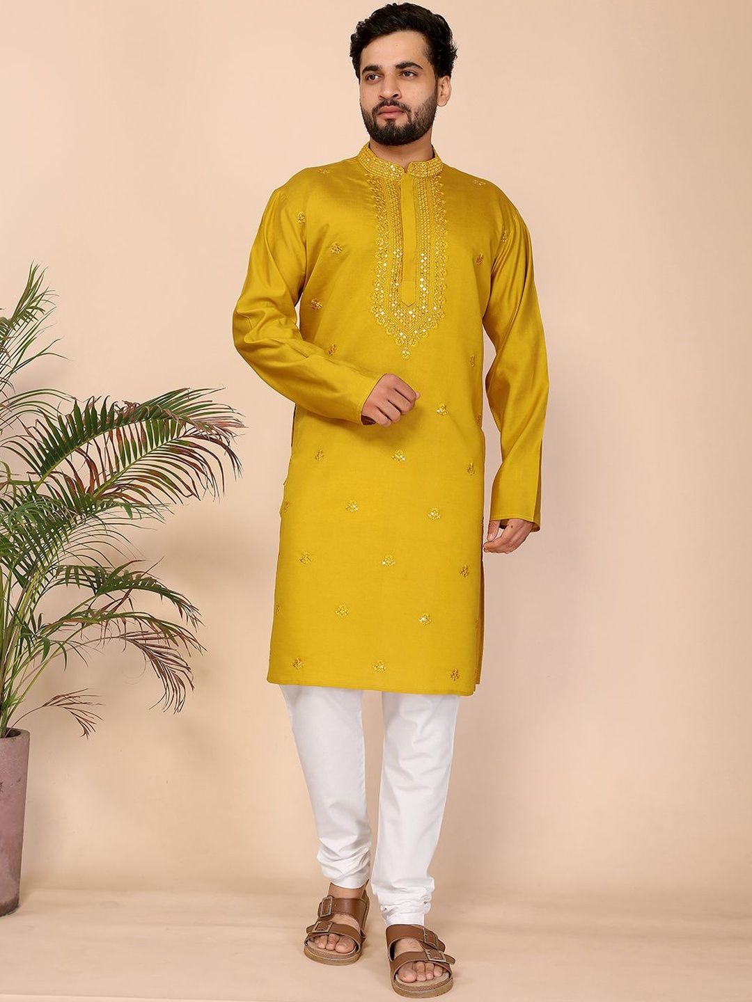 Moda Rapido Men Embroidered Kurta-image-46