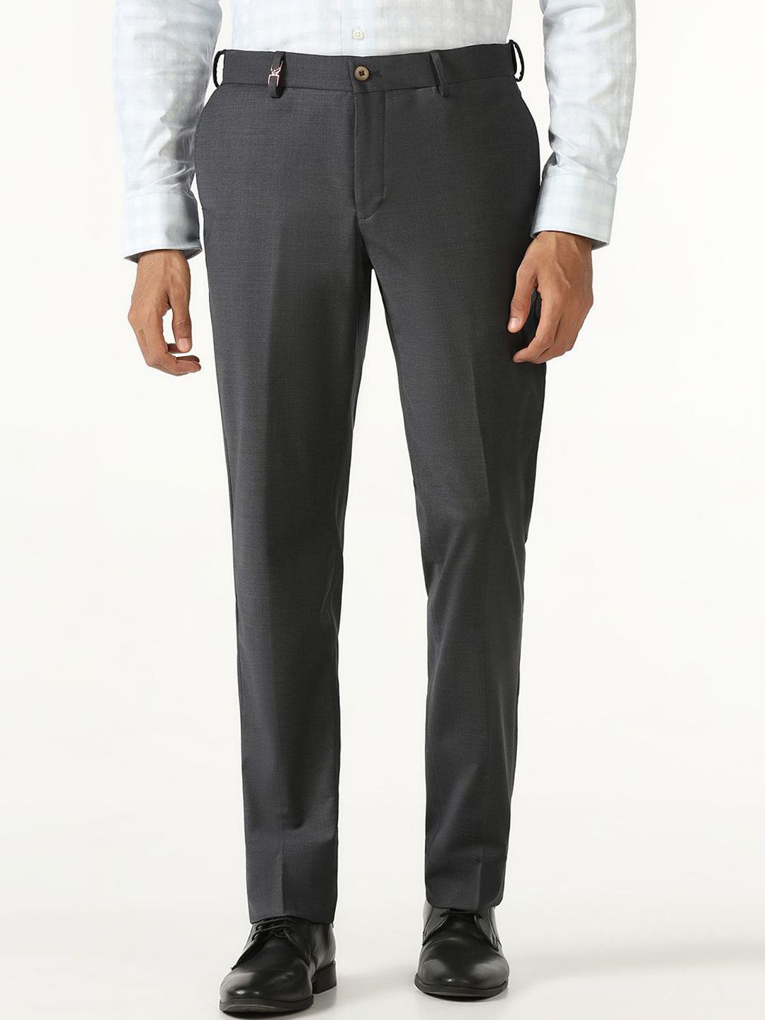 Blackberrys Men Slim Fit Mid-Rise Formal Trousers-picture-37