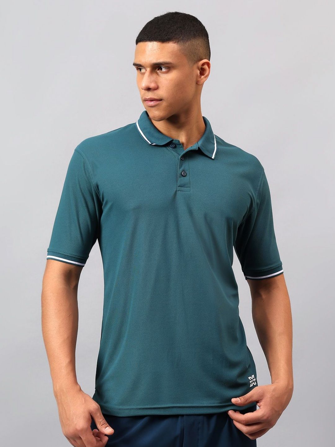 VECTOR X Men Solid Polo Collar T-shirt-picture-24