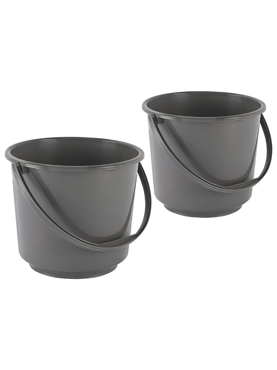 Aura Grey 2 piece Solid Plastic Bath Accessories Set-picture-15
