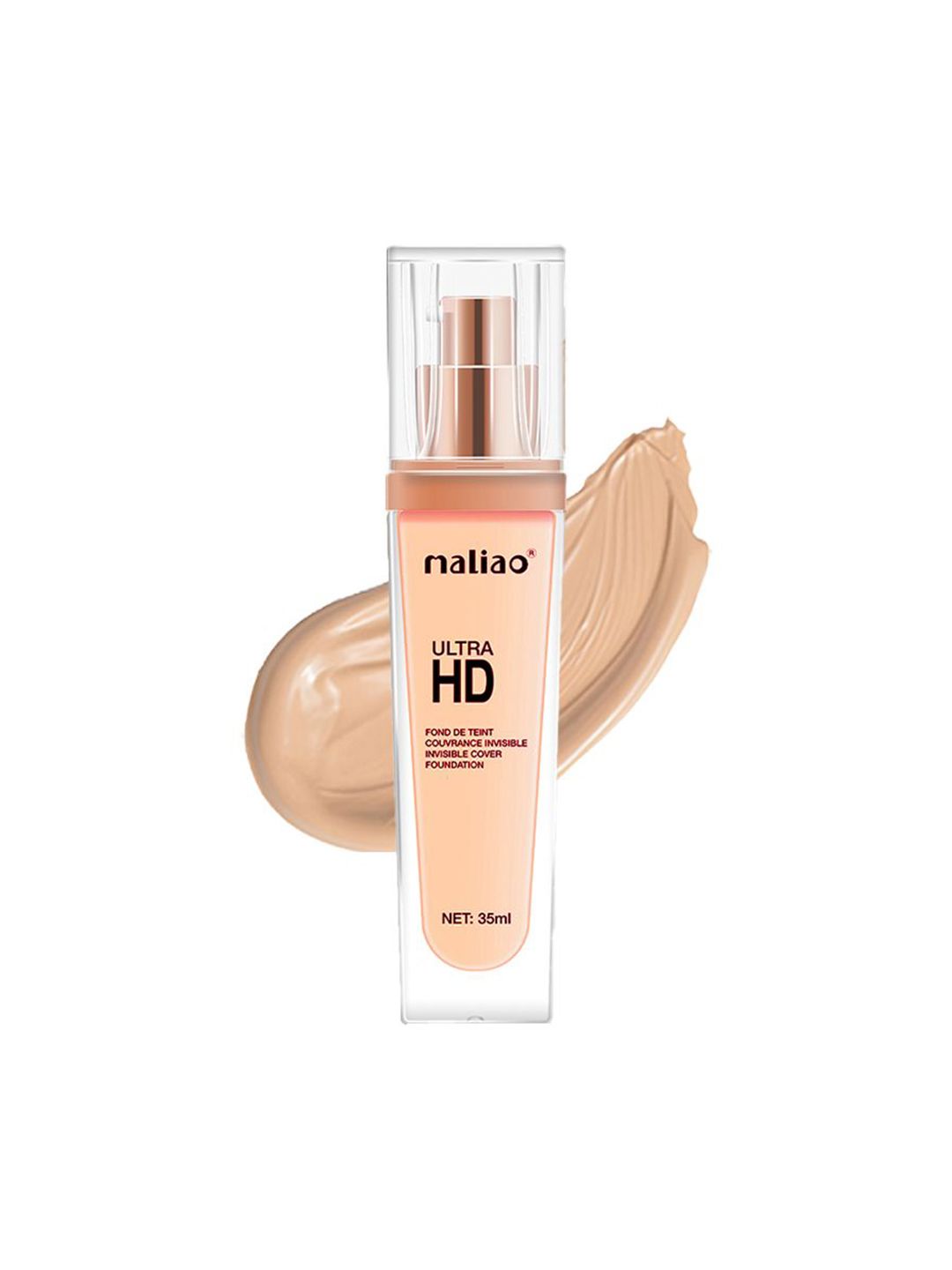 Maliao Ultra HD Flawless Foundation - 35 ml - Natural Nude 04-image-46
