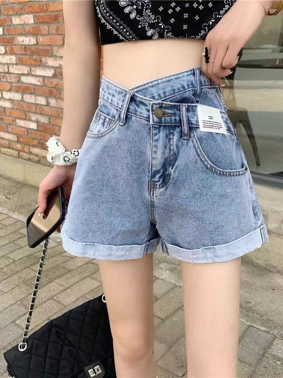 StyleCast Women Mid-Rise Denim Shorts-picture-39