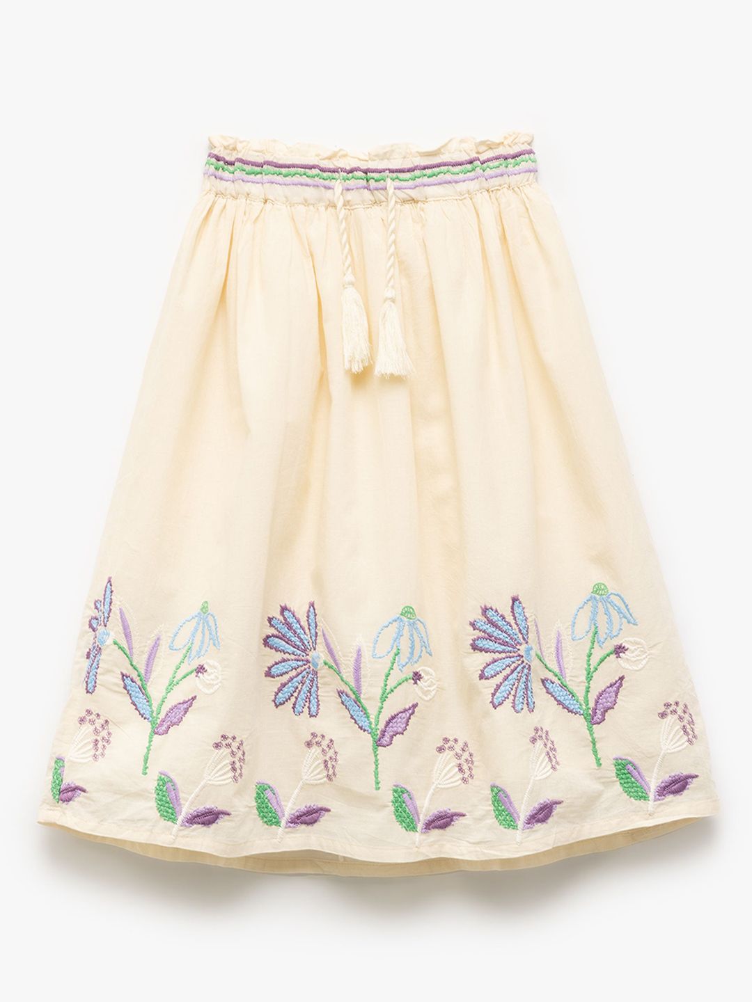 Koton Girls Embroidered Cotton Skirts-picture-14