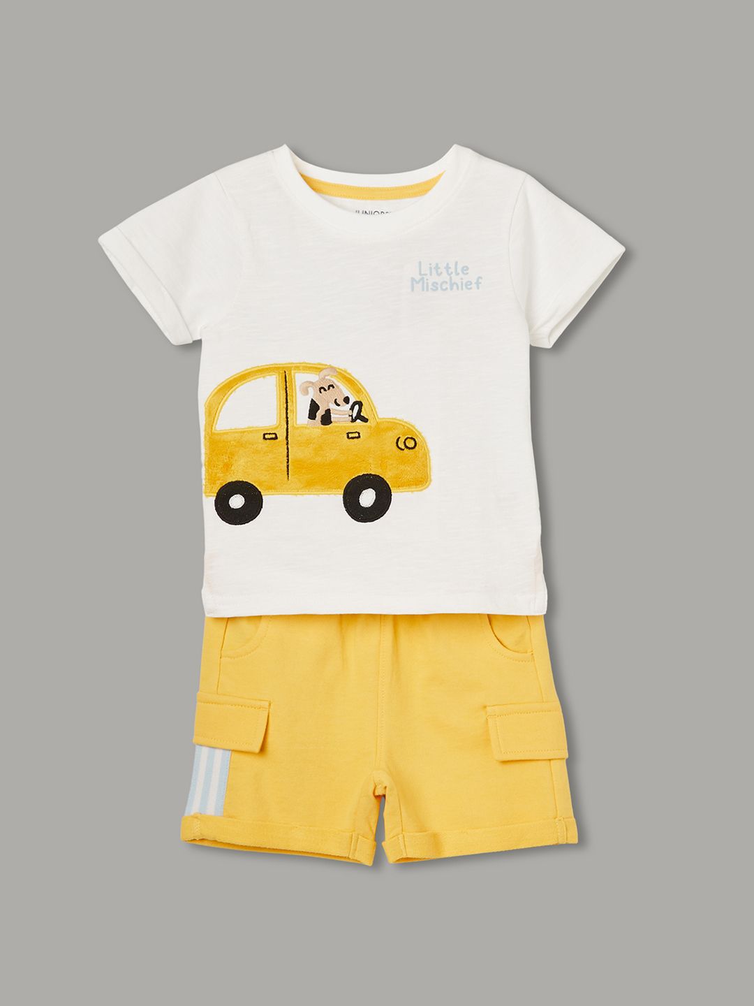 Juniors by Lifestyle Boys Printed T-shirt with Shorts Clothing Set-picture-32