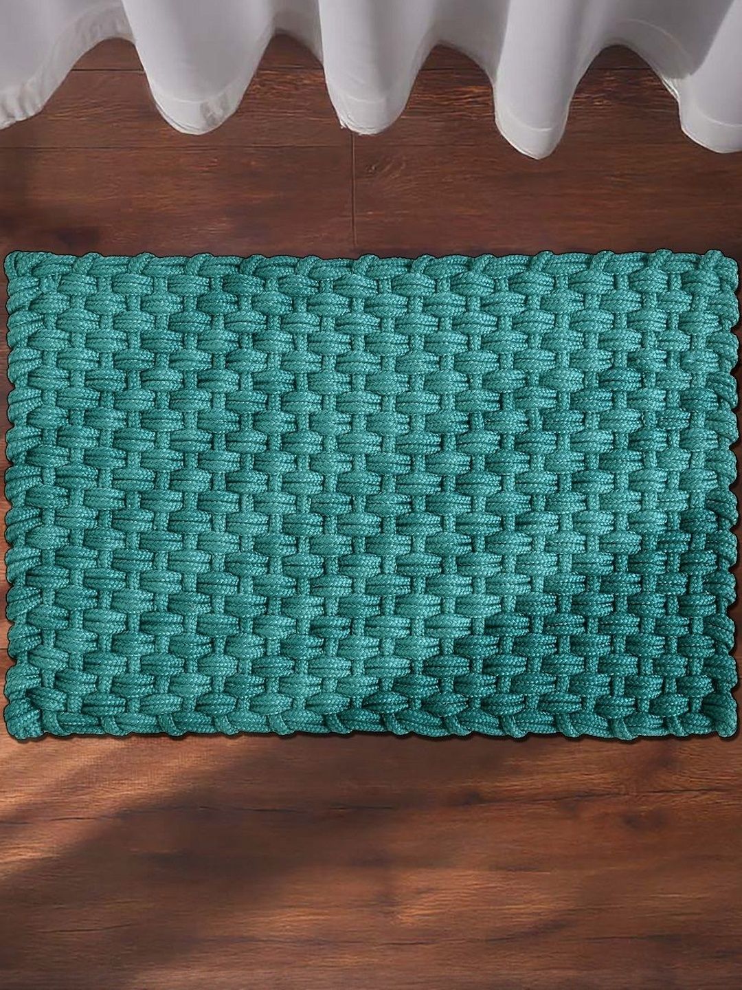 Homzz Teal Polypropylene Entrance Doormat-image-46
