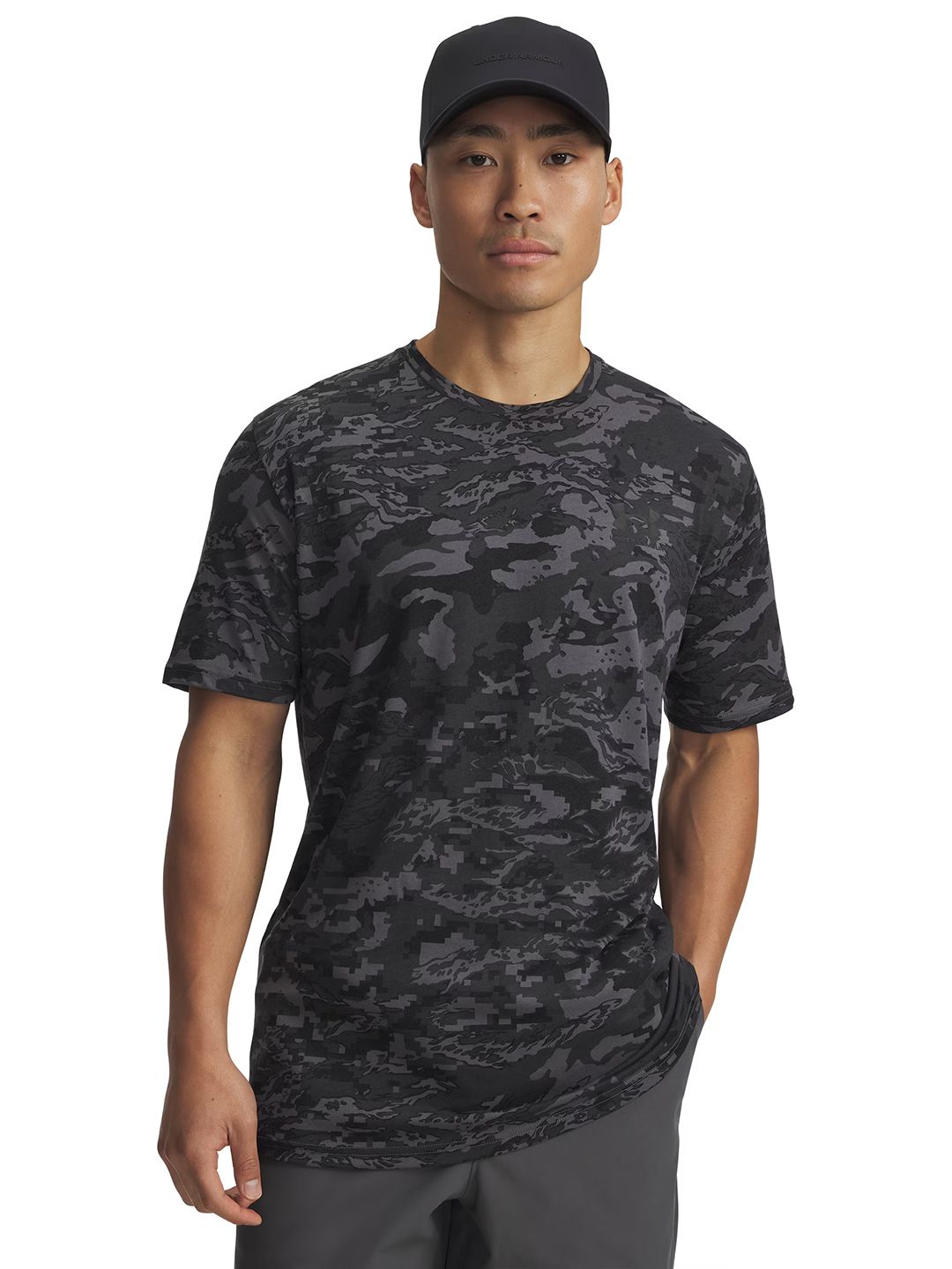 UNDER ARMOUR ABC Camouflage Printed Relaxed Fit T-shirt-picture-32