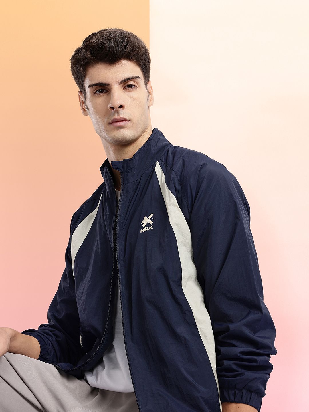 HRX by Hrithik Roshan Colourblocked Bomber Lifestyle Jacket-picture-18