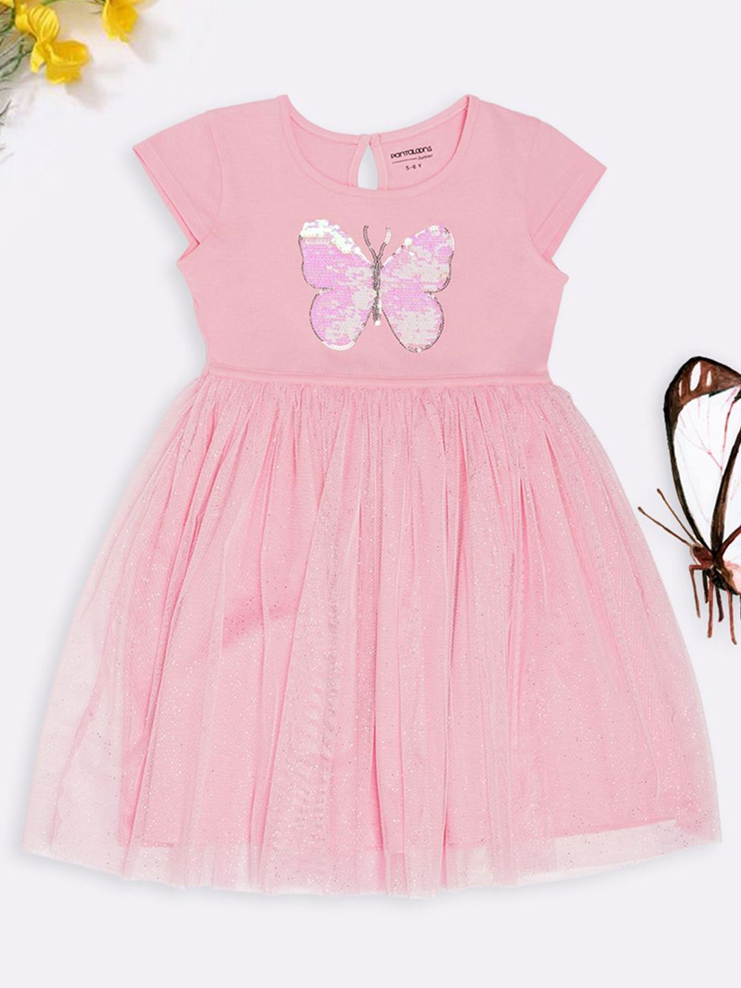 Pantaloons Junior Print Fit & Flare Dress-picture-16