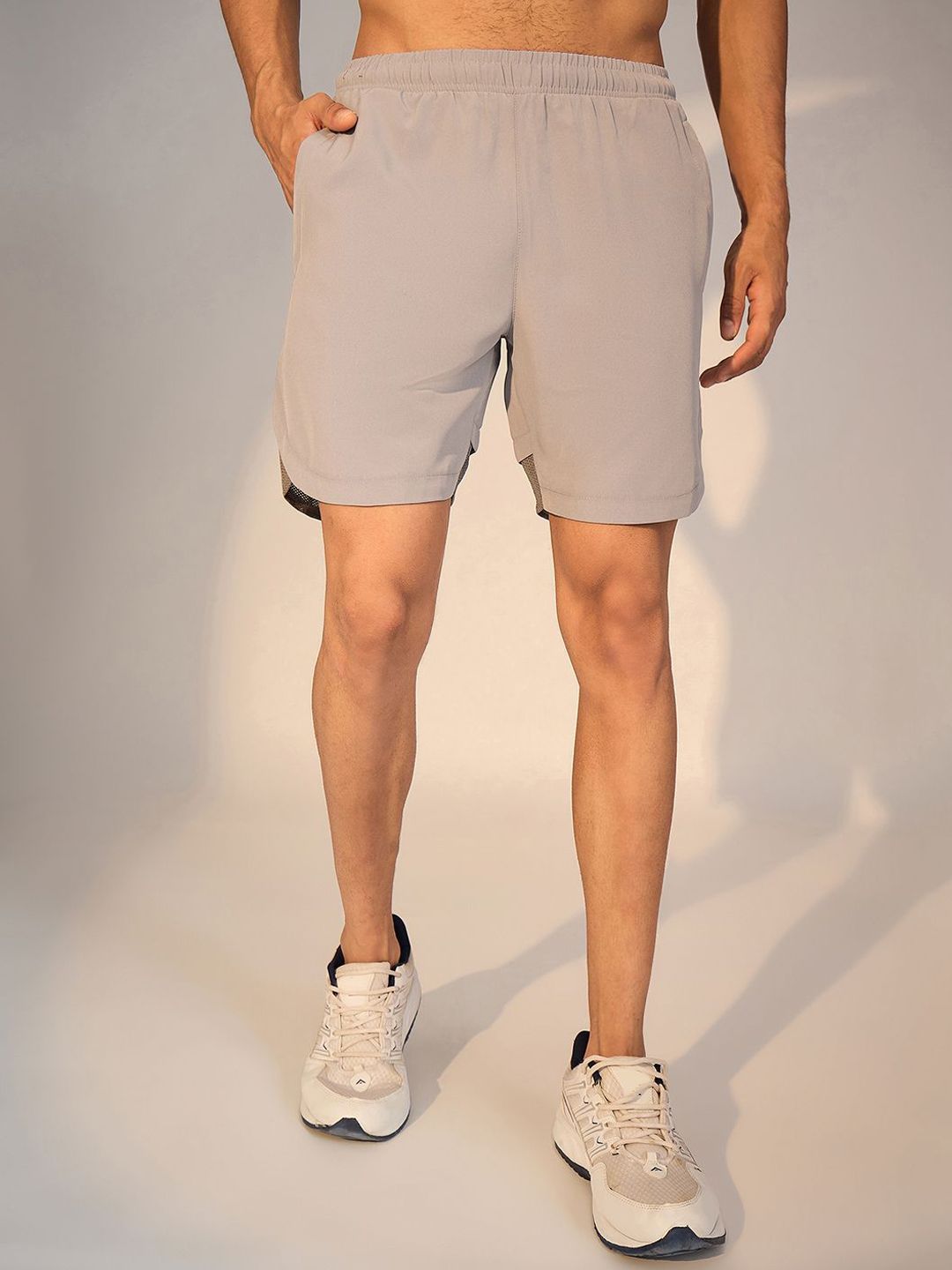 SG Men Solid Regular Fit Mid-Rise Sports Shorts-picture-16