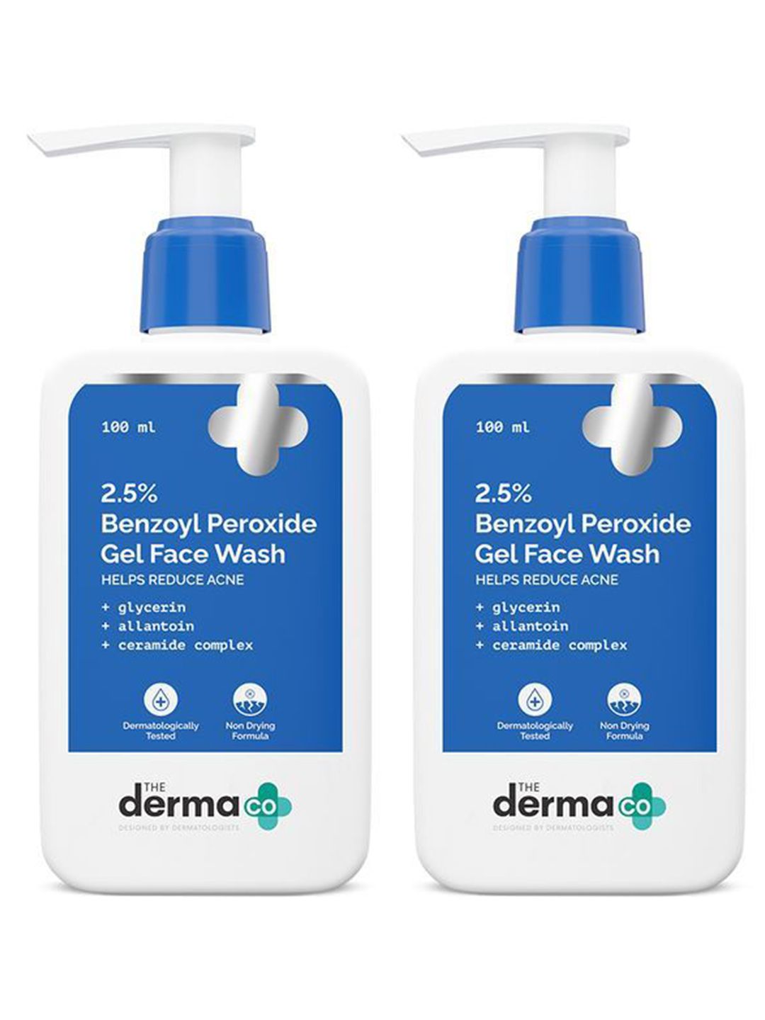 The Derma co. Set Of 2 2.5% Benzoyl Peroxide Gel Face Wash- 100 ml Each-picture-40