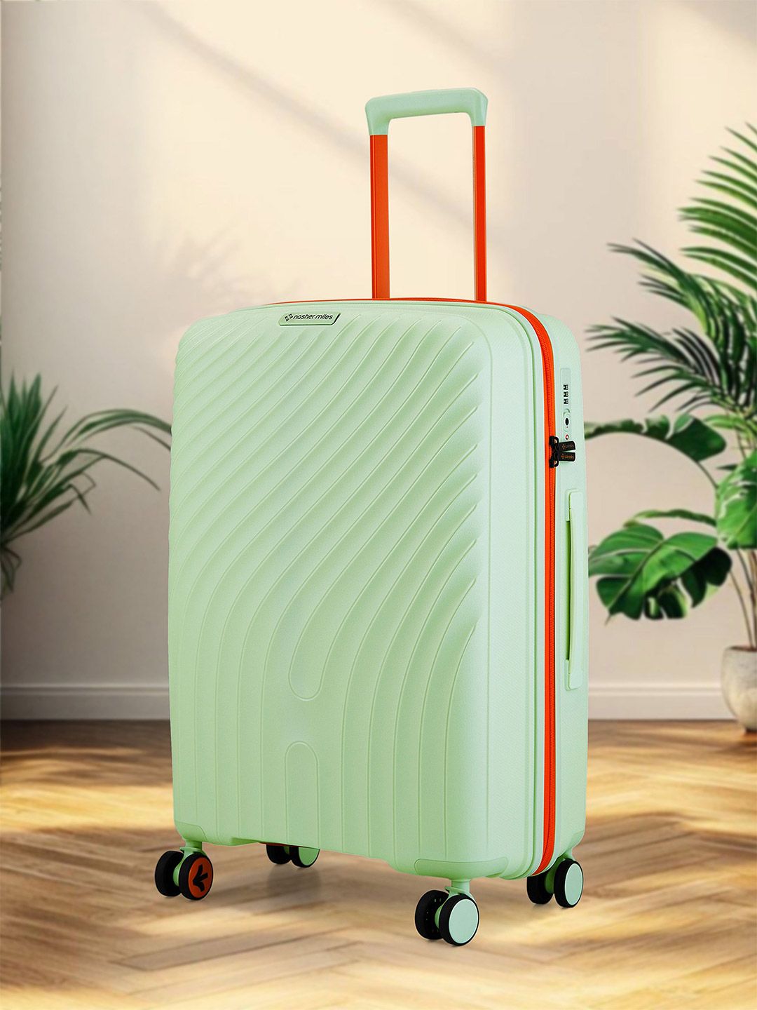 Nasher Miles Capri Hard-Sided Polypropylene Check-inTrolley Bag-image-3
