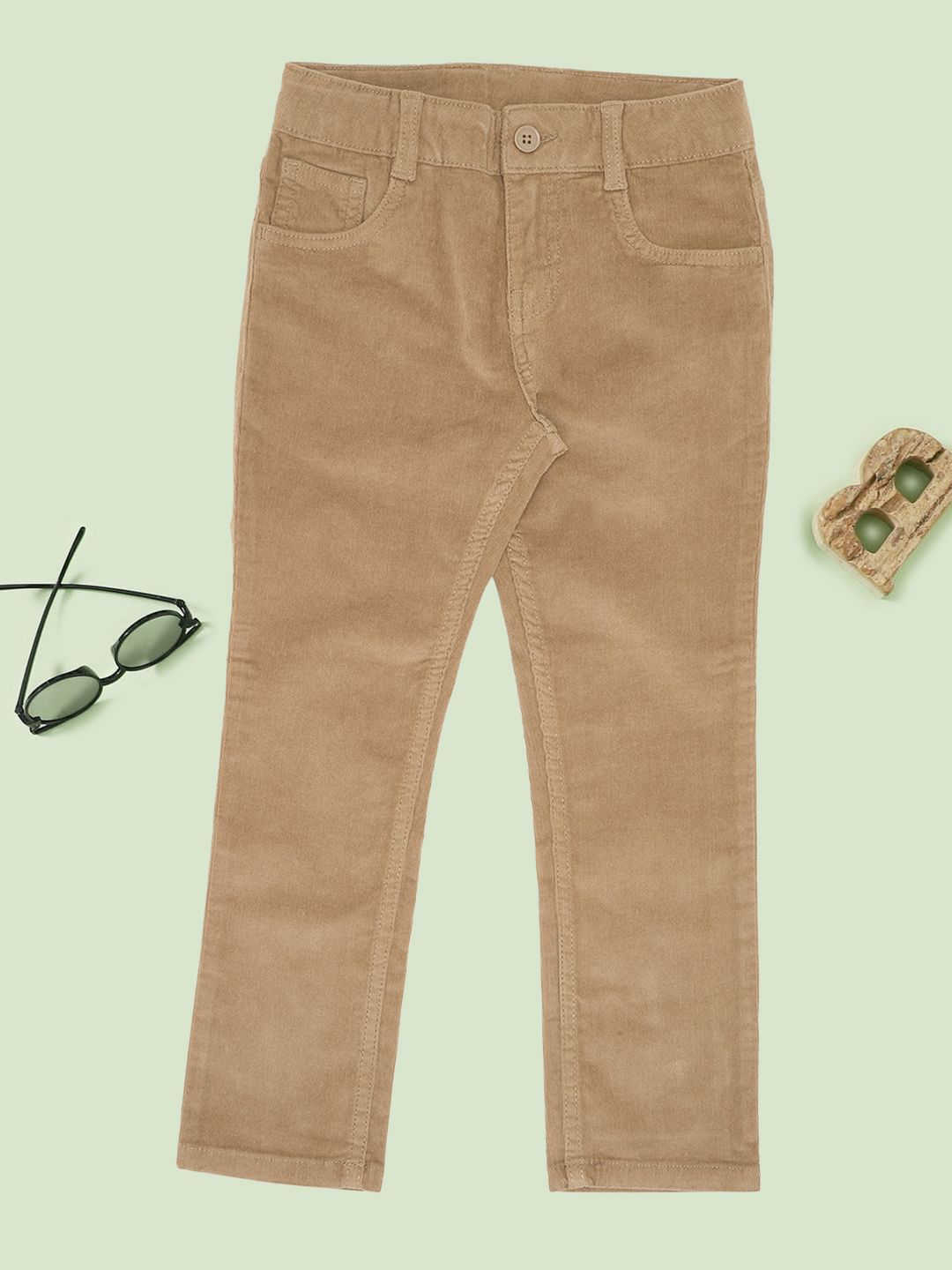 Pantaloons Junior Boys Regular Fit Mid-Rise Trousers