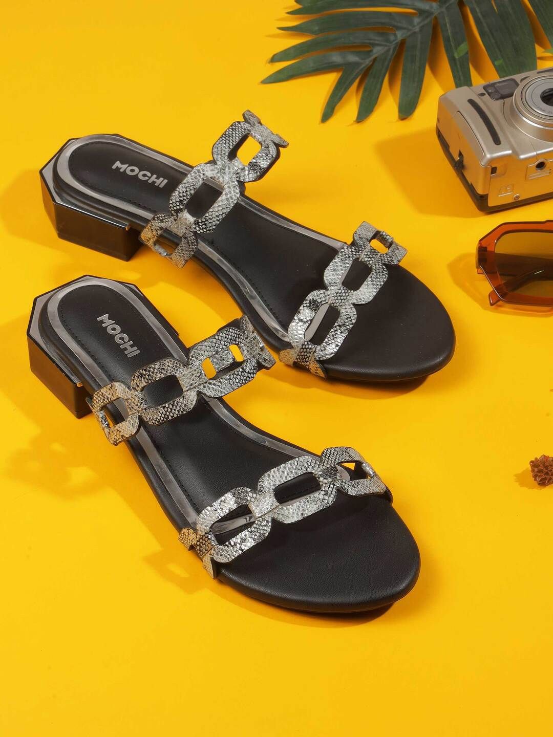 Mochi Women Open Toe Block Heel Sandals-picture-28