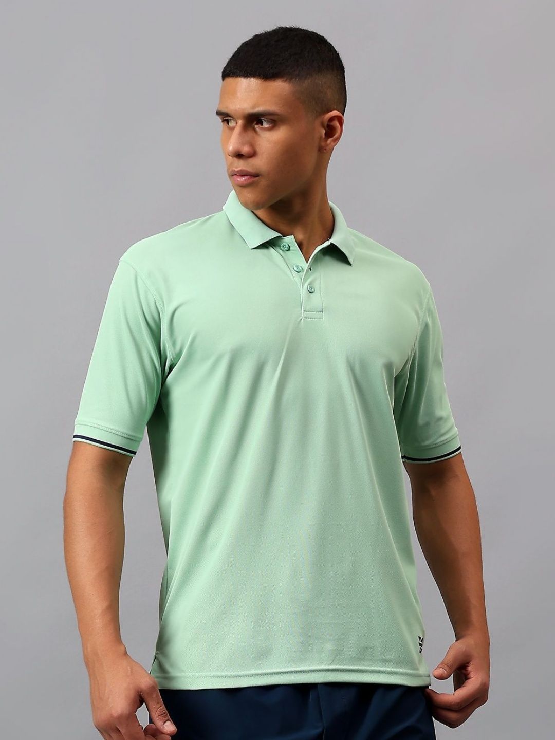 VECTOR X Men Solid Polo Collar T-shirt-picture-25