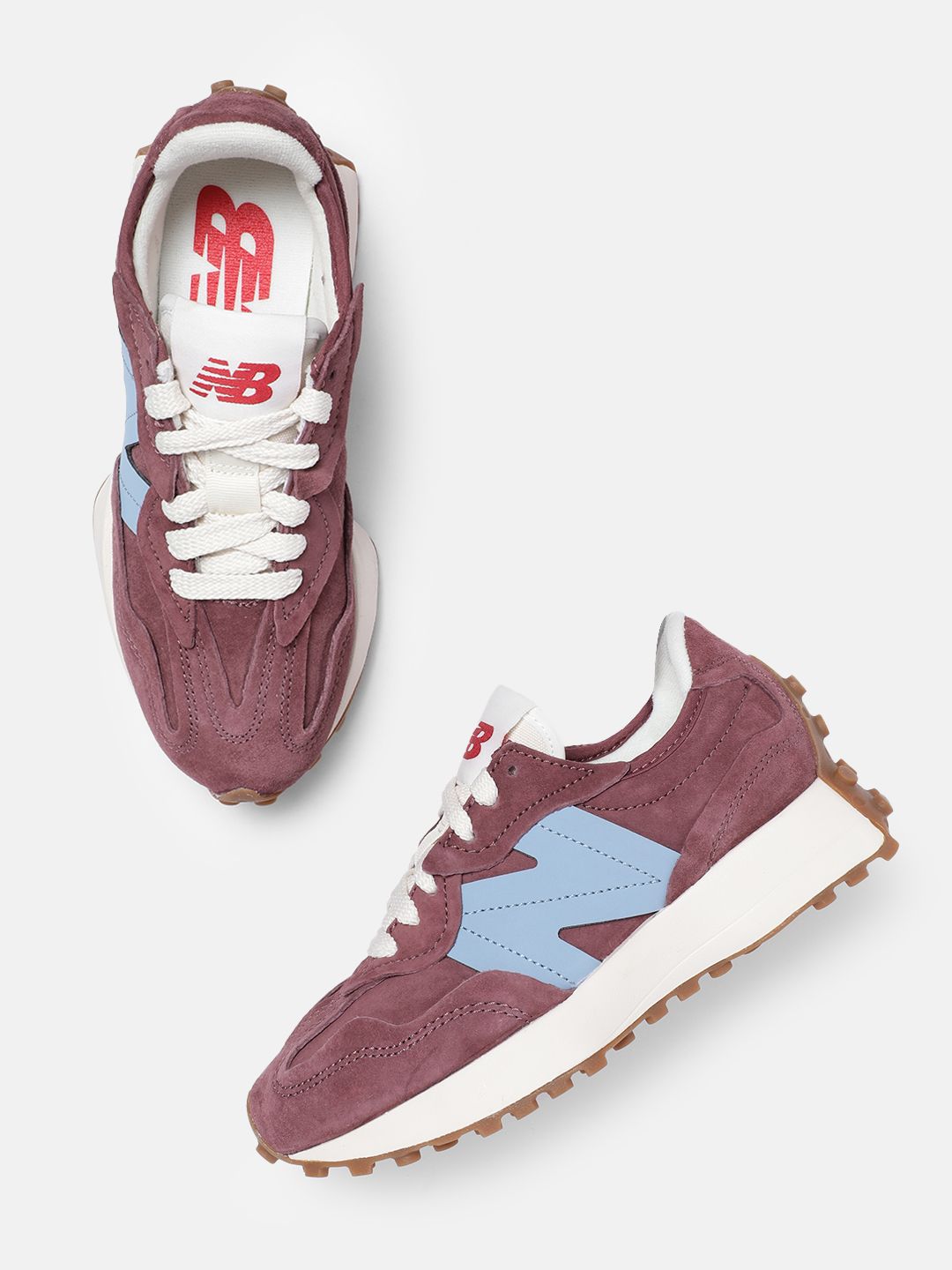 New Balance Unisex 327 Suede Sneakers-picture-32