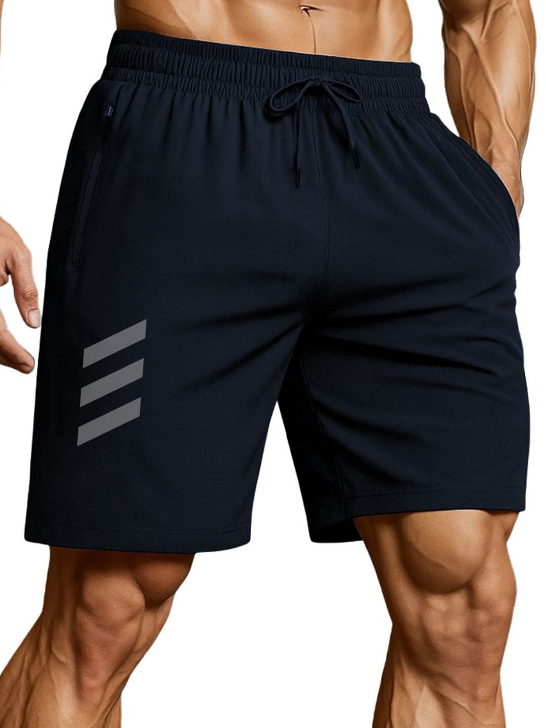 3Colors Men Mid-Rise Running Dri-FIT Sports Shorts-picture-57