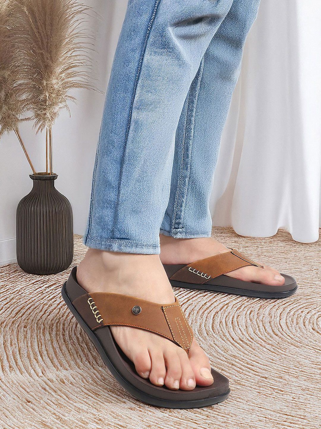 Carlton London Men Comfort Sandals-image-8