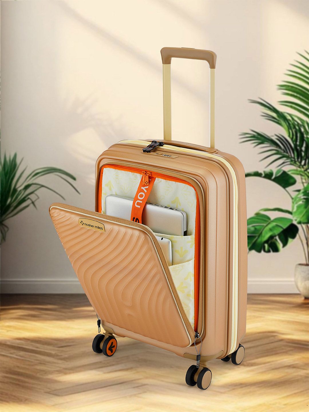 Nasher Miles Capri Hard-Sided Polypropylene CabinTrolley Bag-picture-17