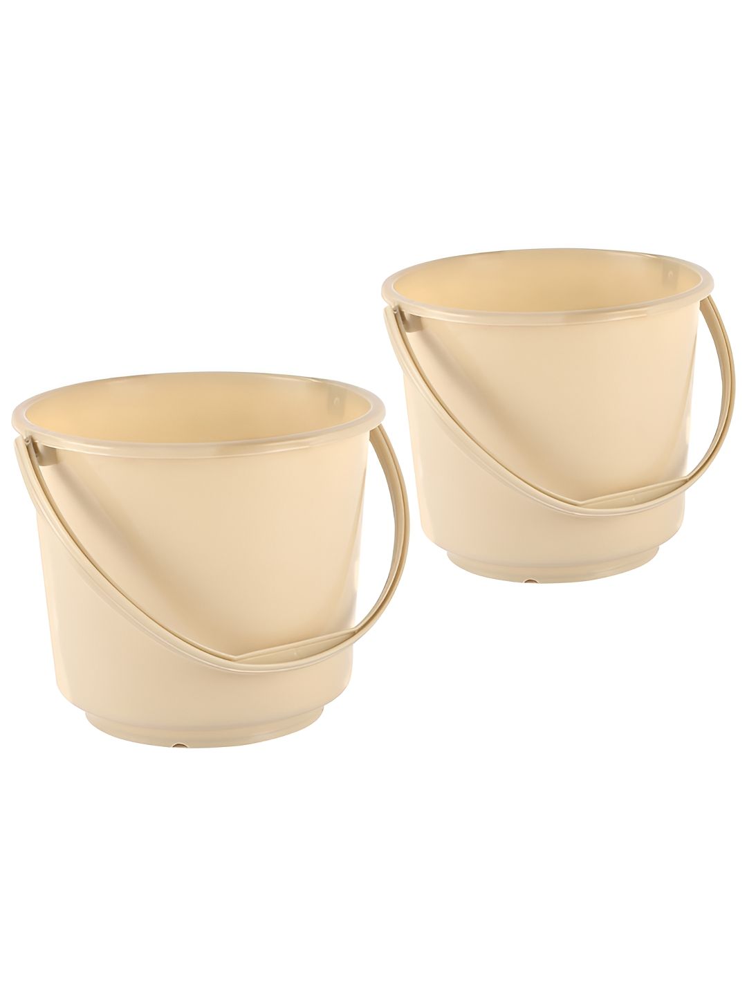 Aura Beige 2 piece Solid Plastic Bath Accessories Set-image-7