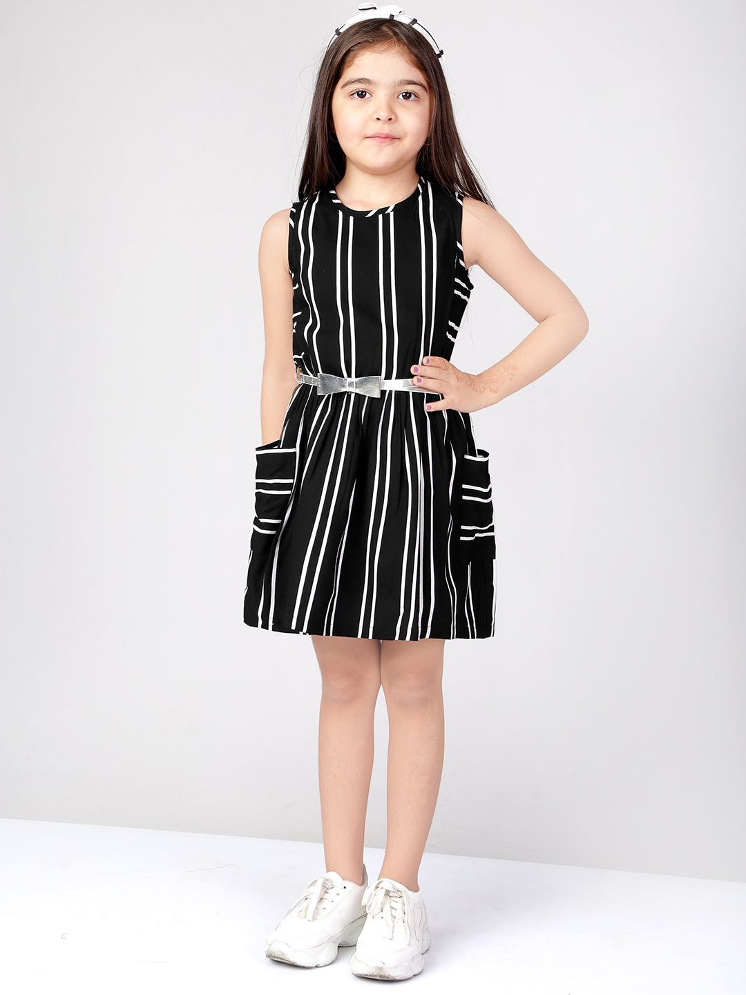 Naughty Ninos Print Crepe Fit & Flare Dress-picture-46