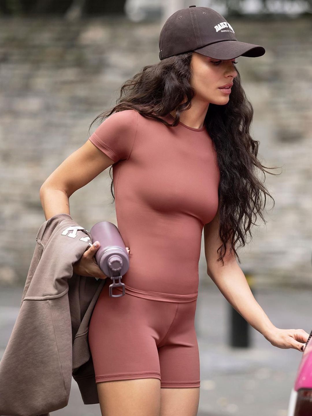 Bershka Women Regular Fit High-Rise cycling Shorts-picture-40