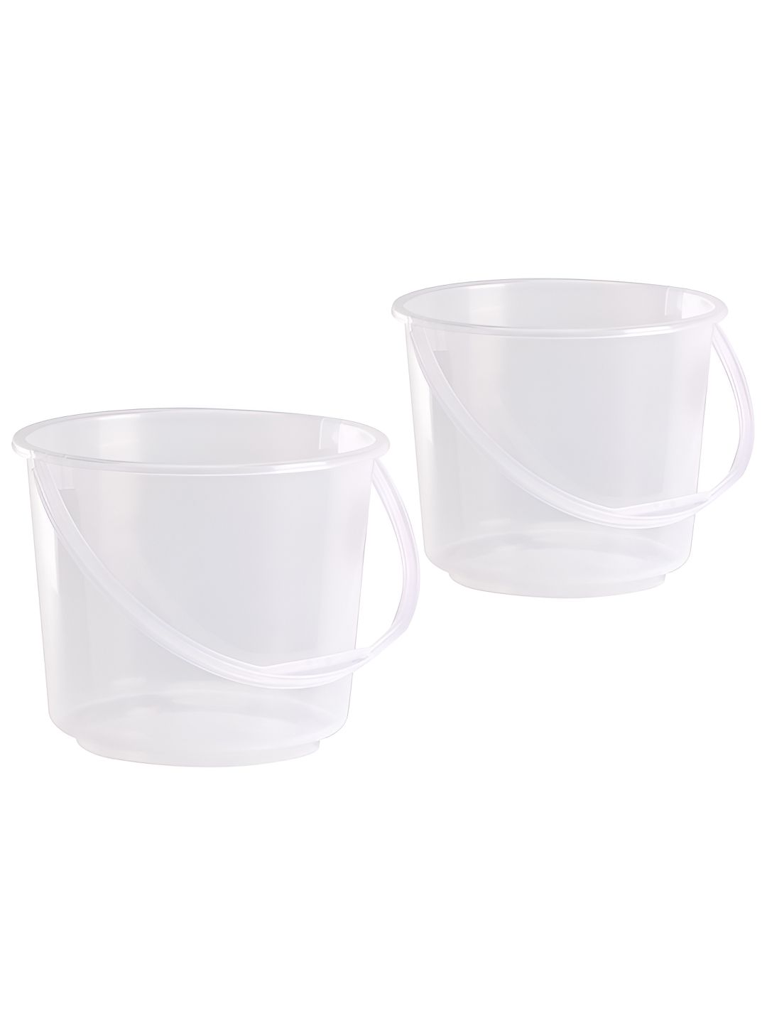 Aura Transparent 2 piece Solid Plastic Bath Accessories Set-picture-44