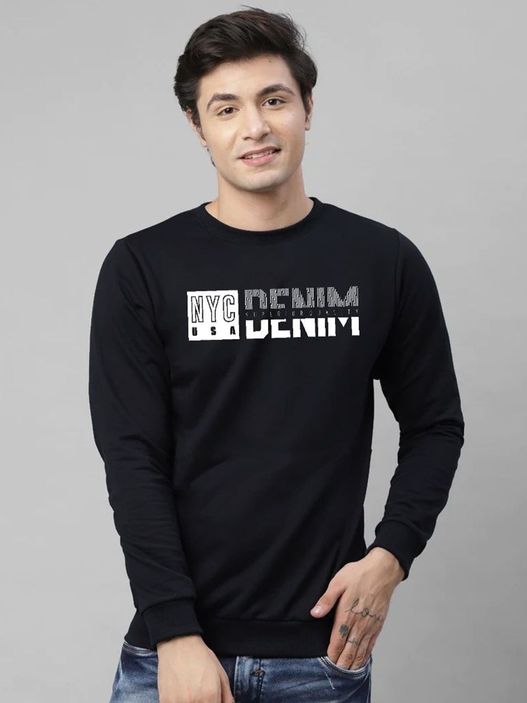 REYA Men Printed Cotton Sweatshirt-picture-25