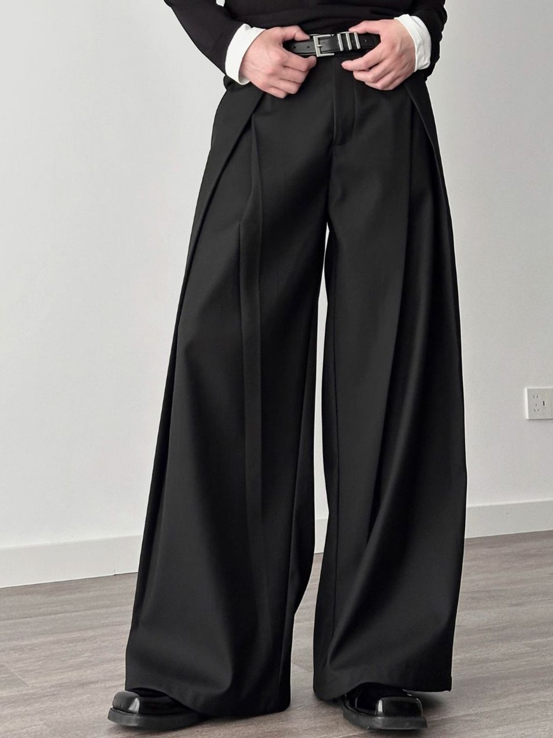 StyleCast Men Easy Wash Wide Leg Trousers-picture-26