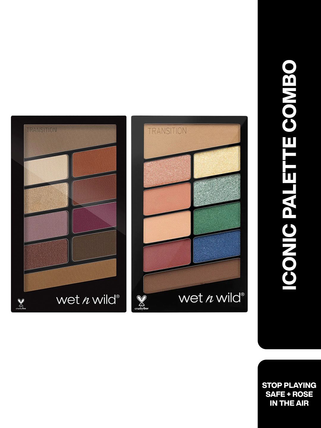 Wet n Wild Iconic Eyeshadow Palette Combo - Stop Playing Safe & Rose In The Air-image-24