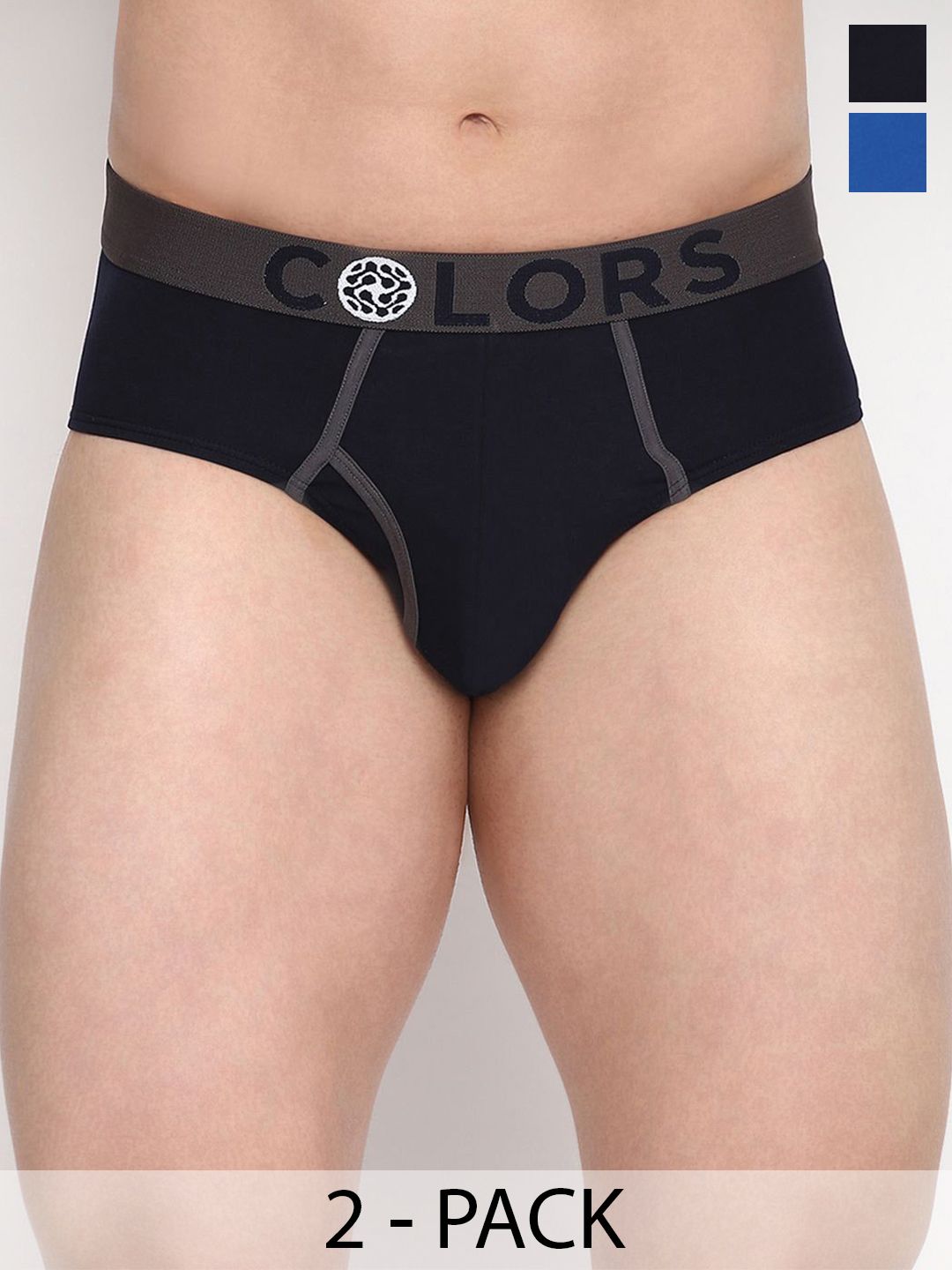 COLORS by Rupa Frontline Men Pack of 2 Basic Briefs-picture-16