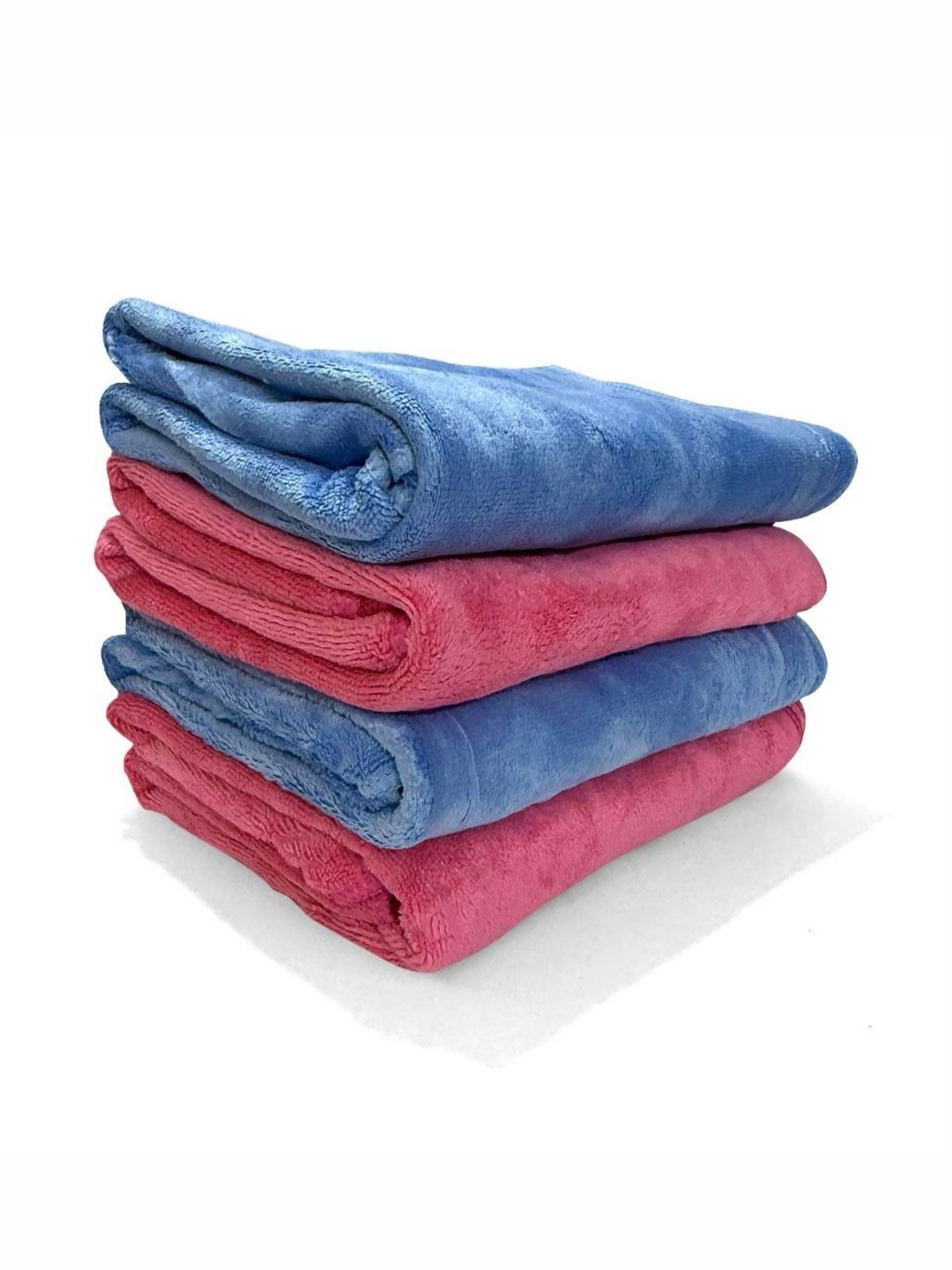 U & U Unique Utilities 4Pcs Blue & Pink 400-GSM Anti-Bacterial Fade-Resistant Hand Towels-picture-38