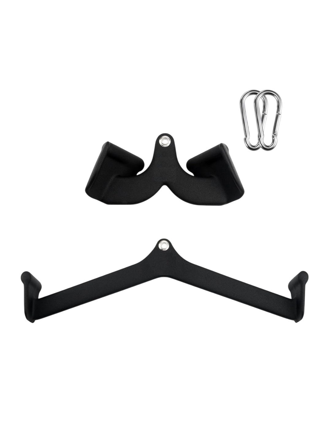 HackerX Set Of 4 LAT Pull Down Bar With Oval lock Workout Accessories-picture-33