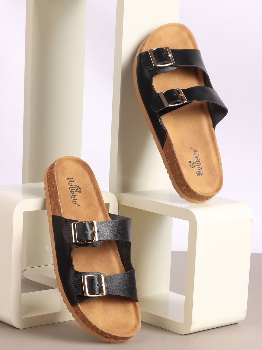 Dollphin Women Open Toe Flats-picture-21