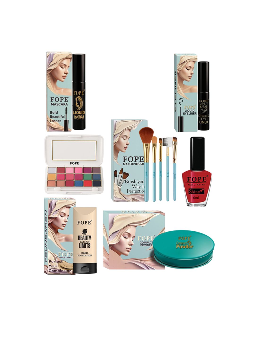 FOPE Set Of 11 All In One Daily Makeup Combo-image-40