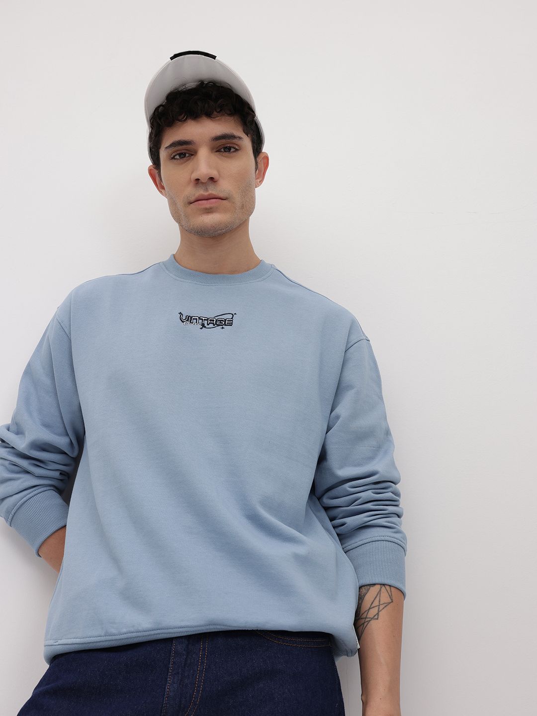 The Roadster Life Co. Typography Detail Relaxed Fit Sweatshirt-picture-53
