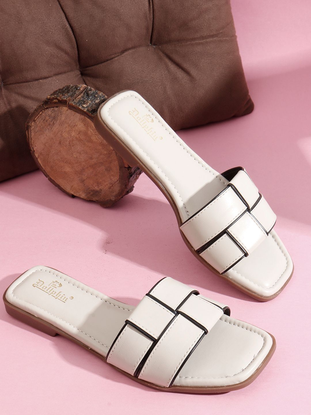 Dollphin Women Open Toe Flats-picture-23