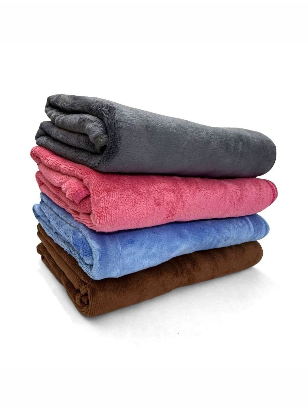 U & U Unique Utilities 4Pcs Grey & Pink 400-GSM Anti-Bacterial Fade-Resistant Hand Towels-image-45