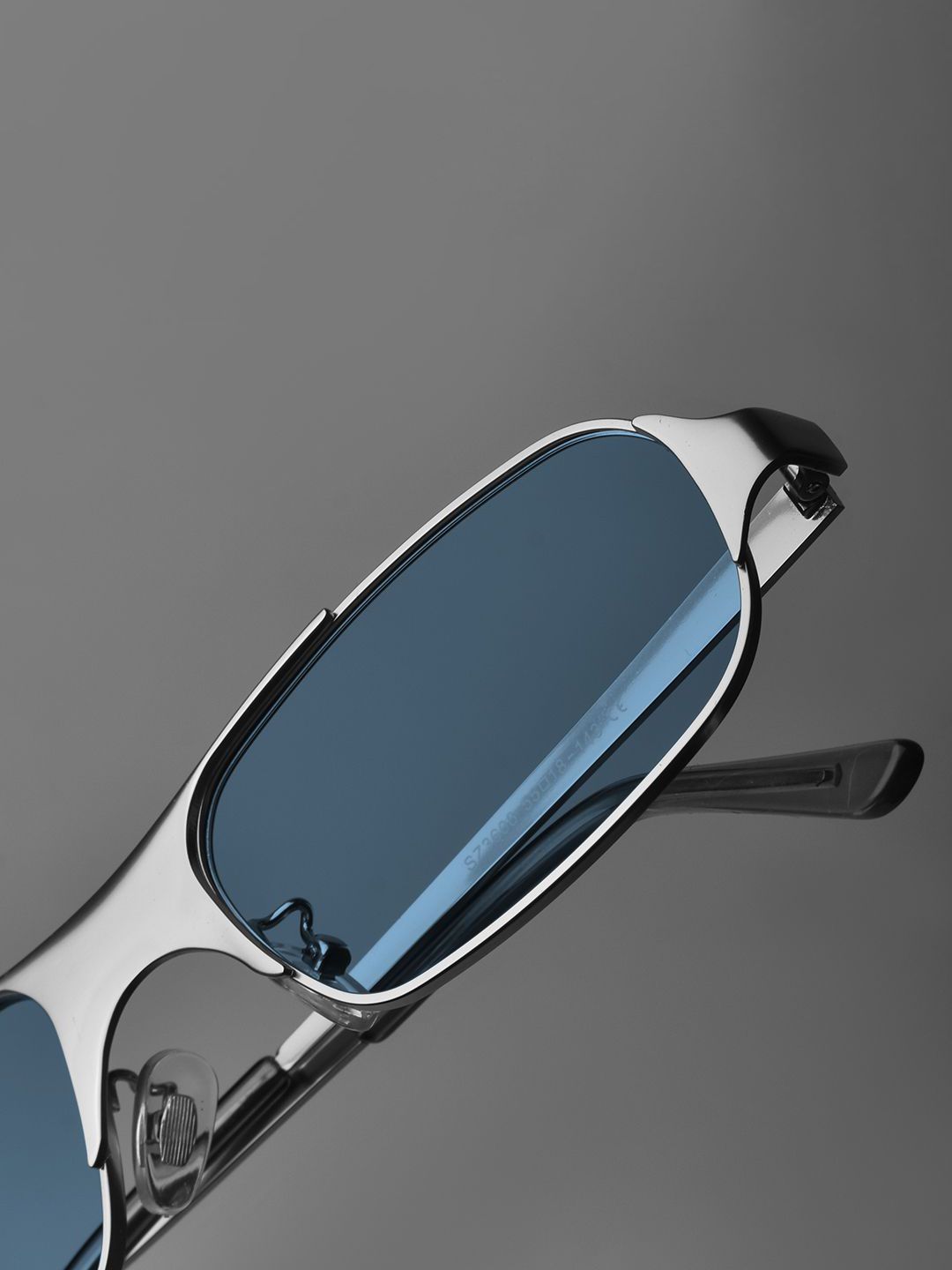 SAM & MARSHALL Unisex Rectangle Sunglass with UV Protected Lens BENEDICT_SILVER_SKY_20079-picture-51