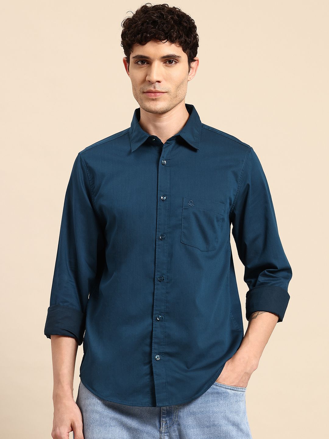 United Colors of Benetton Spread Collar Casual Shirt-picture-20