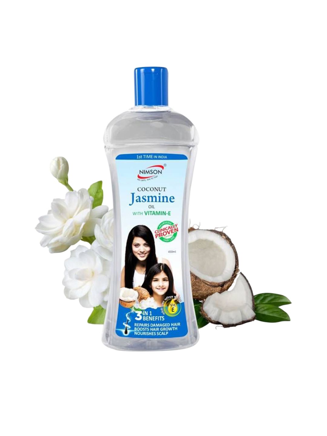 Nimson Coconut Jasmine Hair Oil With Vitamin E - 180 ml-picture-11
