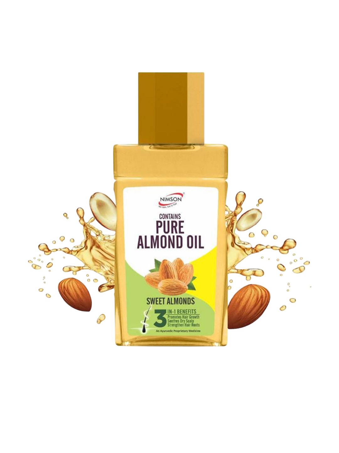 Nimson Ayurvedic Pure Almond Hair Oil For Hair Growth - 200 ml-picture-53