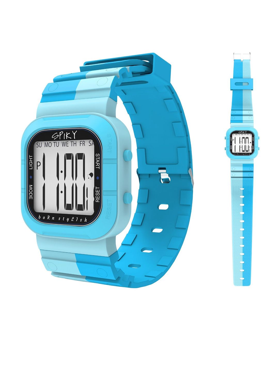 Spiky Unisex Kids Dial & Straps Digital Multi Function Automatic Watch SPKEVA45_C1_BLU-image-47