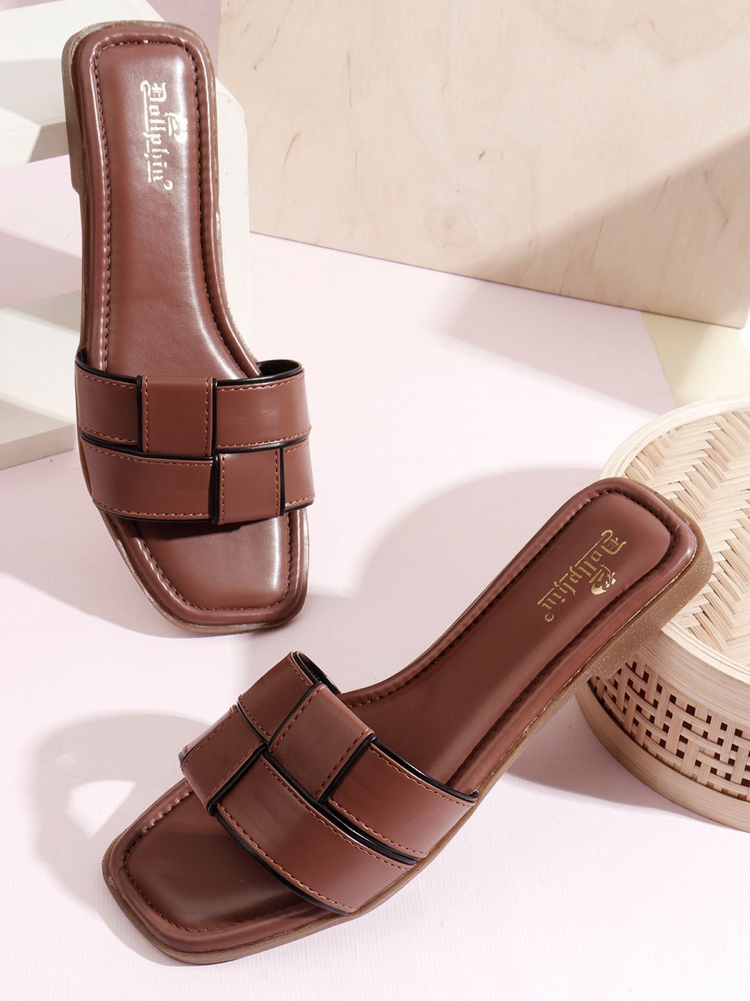 Dollphin Women Open Toe Casual Flats-picture-16