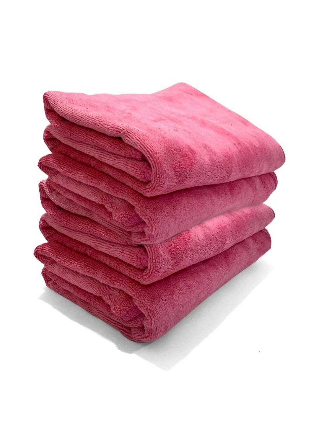 U & U Unique Utilities 4 Piece Pink 400-GSM Anti-Bacterial Fade-Resistant Hand Towels-picture-37
