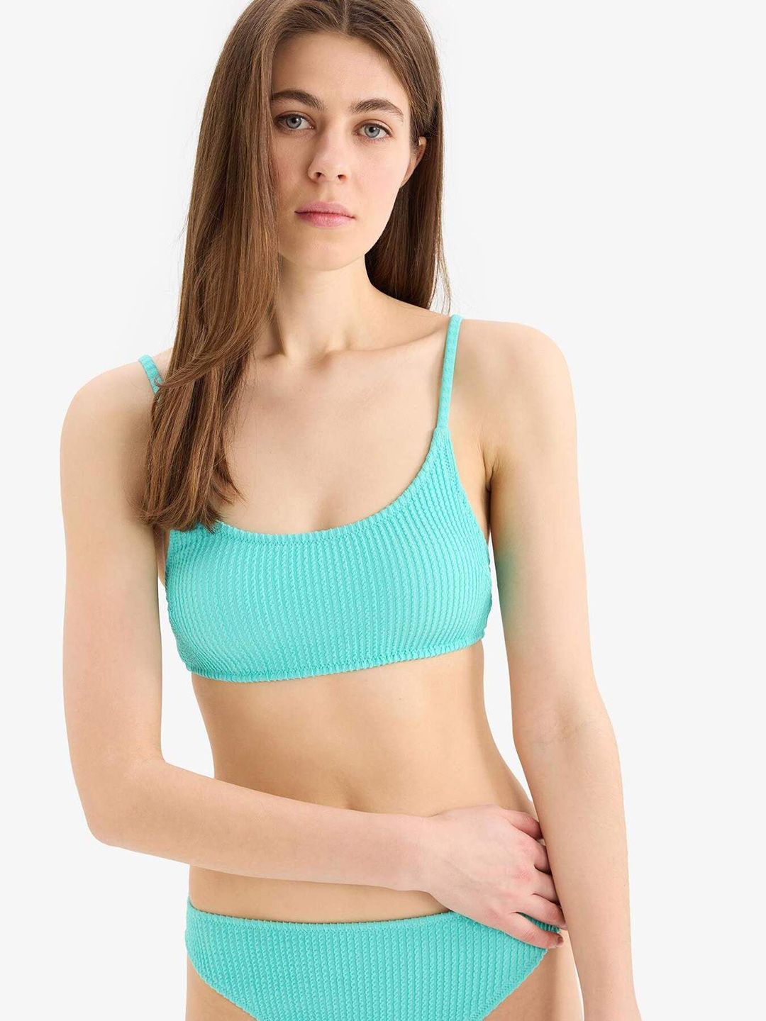DeFacto Shoulder Straps Swim Bikini Bra-image-12