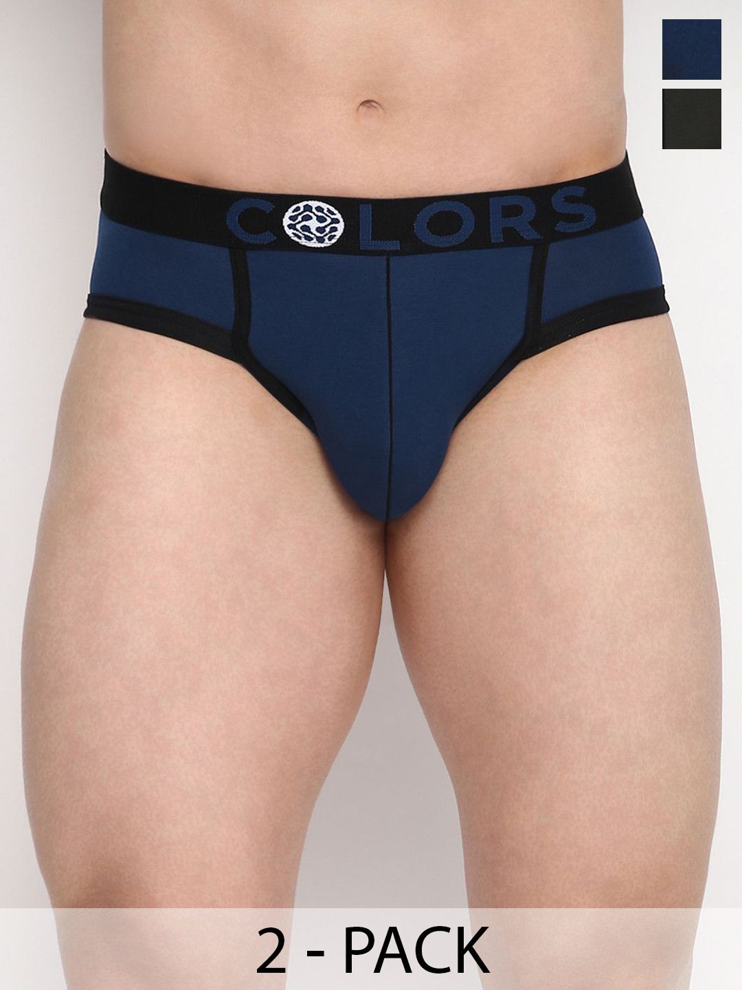 COLORS by Rupa Frontline Men Pack of 2 Low-Rise Briefs-picture-34
