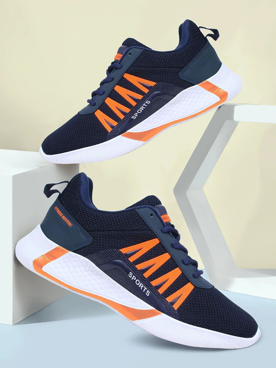 BIRDE Men Woven Design Lace Up Round Toe Sneakers-picture-22