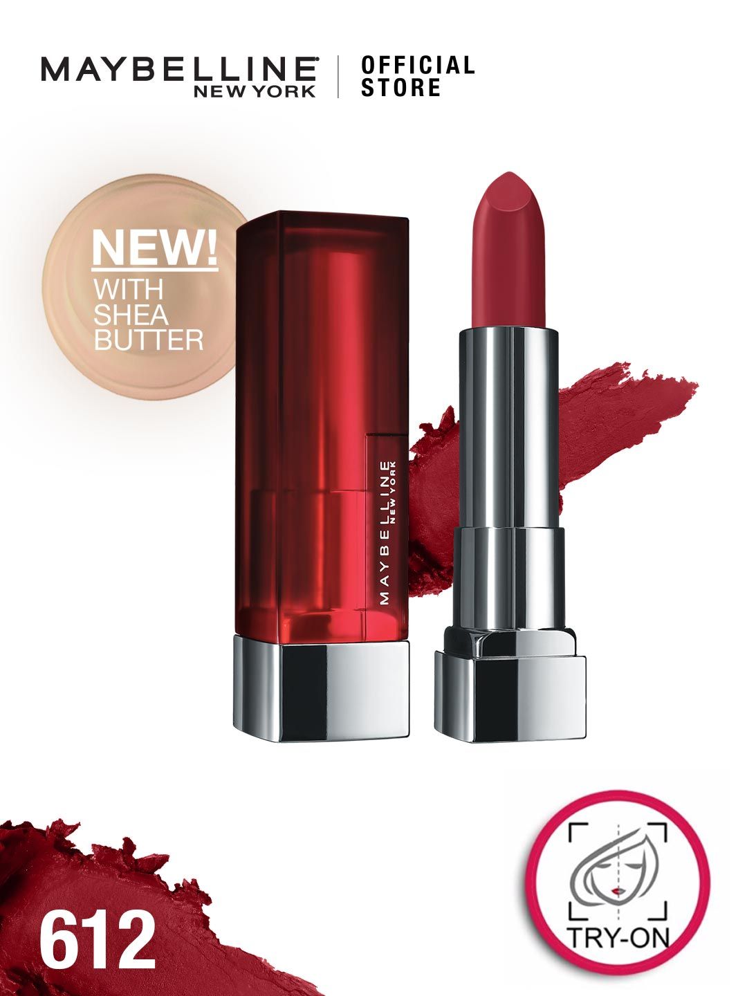 Maybelline New York Color Sensational Powder Matte Lipstick - Cherry Chic 3.7 g-picture-45